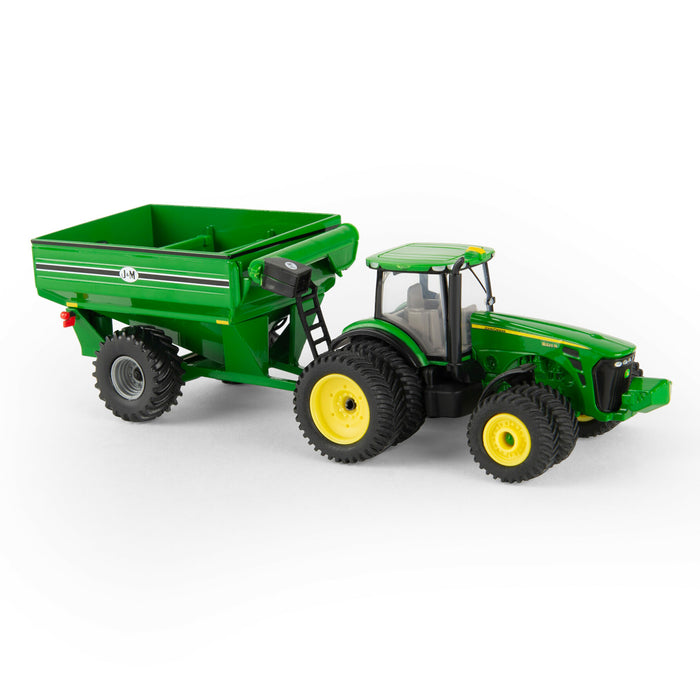 1/64 John Deere 8320R with Duals & J&M Grain Cart