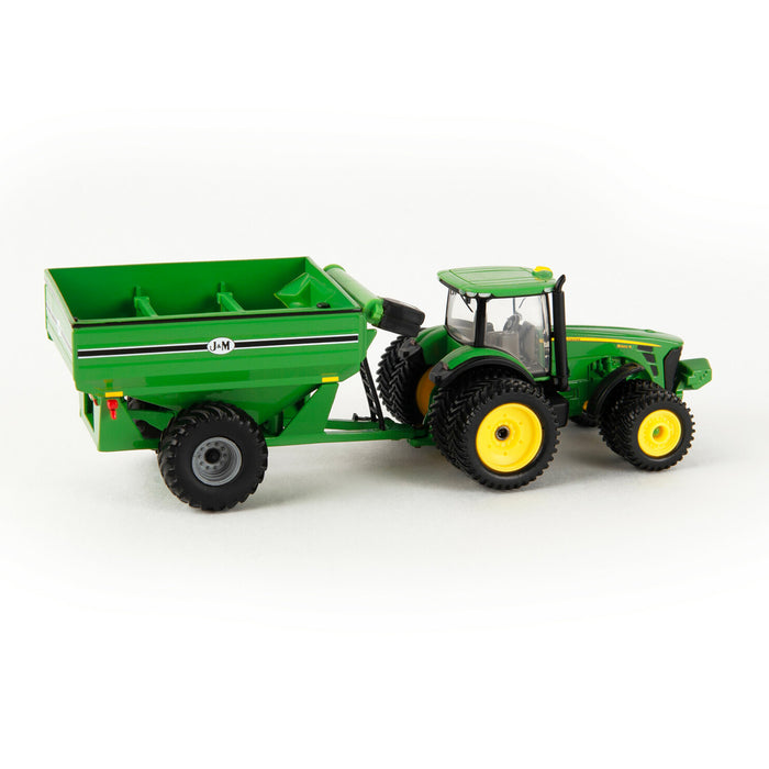 1/64 John Deere 8320R with Duals & J&M Grain Cart