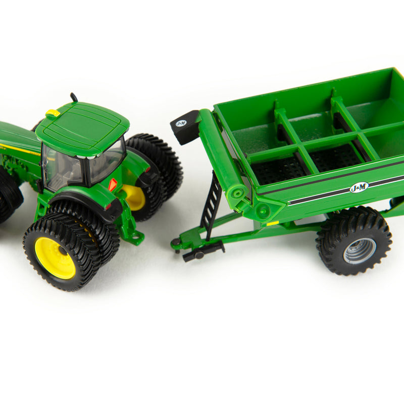 1/64 John Deere 8320R Tractor with Duals & J&M Grain Cart by ERTL