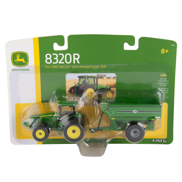 1/64 John Deere 8320R with Duals & J&M Grain Cart