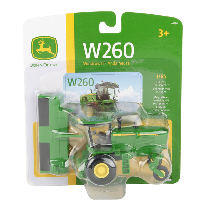 1/64 John Deere W260 Windrower with 500R Head