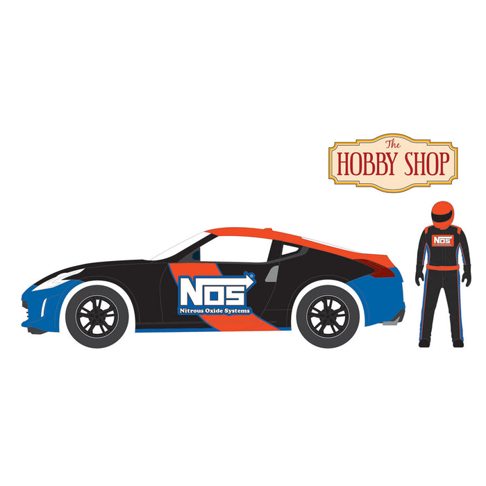 1/64 2020 Nissan 370z with Race Car Driver, NOS Nitrous Oxide Systems, Hobby Shop Series 16