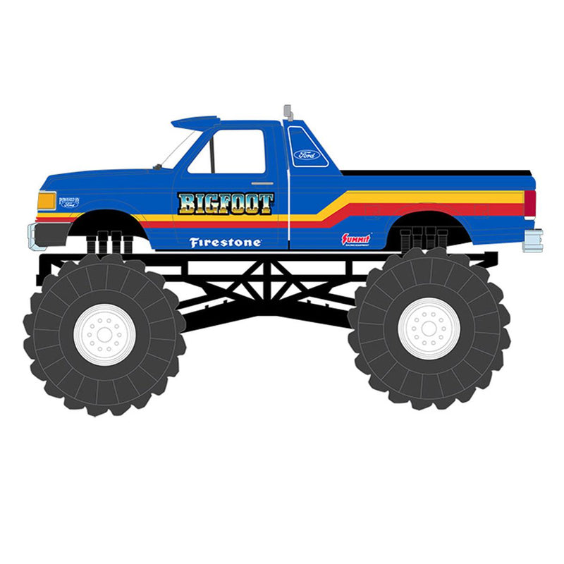 1/64 1990 Ford F-350, Bigfoot #9, Kings of Crunch Series 14