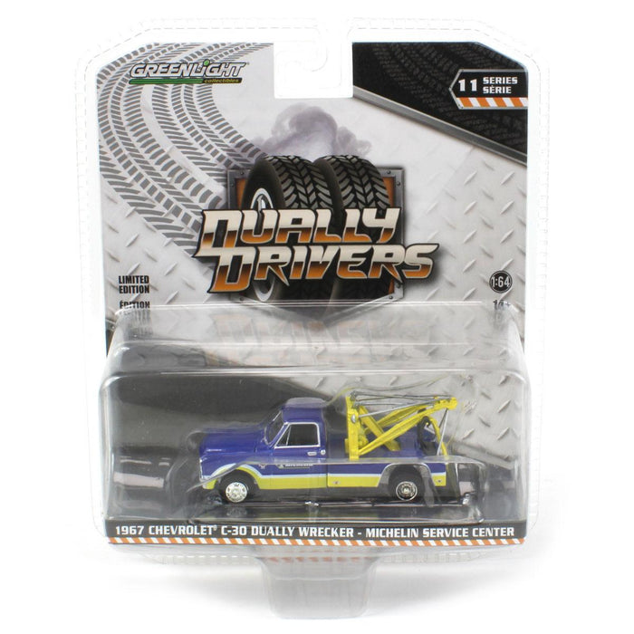 1/64 Greenlight Chevrolet Vehicle Set with Tandem Car Trailer