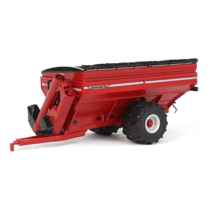 1/64 Red Unverferth 1120 Grain Cart with Flotation Tires
