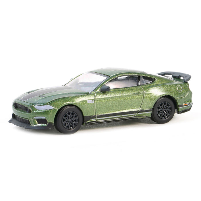 1/64 2022 Ford Mustang Mach 1, Eruption Green, GreenLight Muscle Series 28