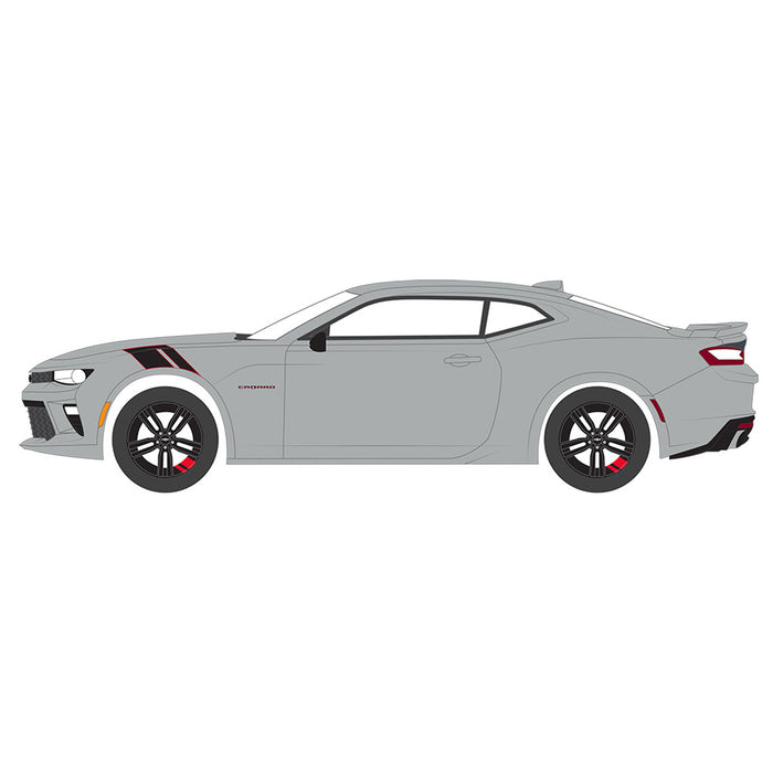 1/64 2018 Chevrolet Camaro SS Redline Edition, Silver Ice Metallic, GreenLight Muscle Series 28