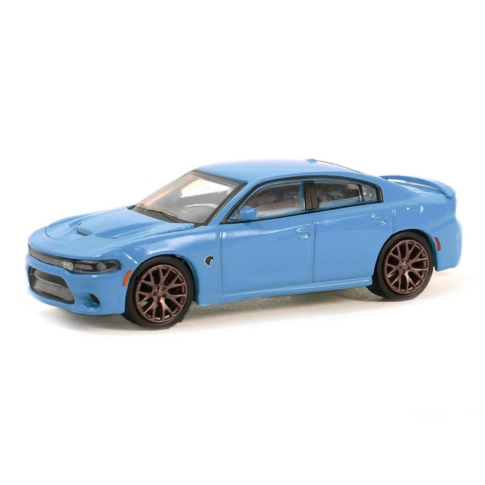 1/64 2016 Dodge Charger SRT Hellcat, B5 Blue, GreenLight Muscle Series 28