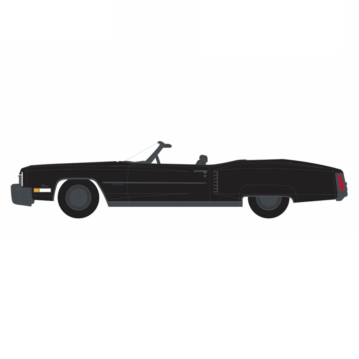 ミニカー CADILLAC FLEETWOOD 1/64 1972 Cadillac Eldorado Fleetwood Convertible, Black Bandit