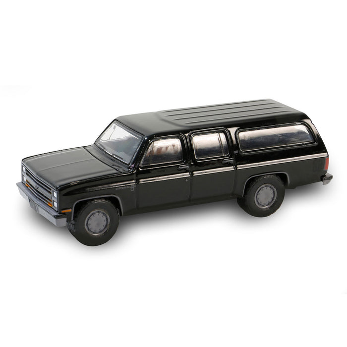 1/64 1985 Chevrolet Suburban C10 Custom Deluxe, Black Bandit Series 29