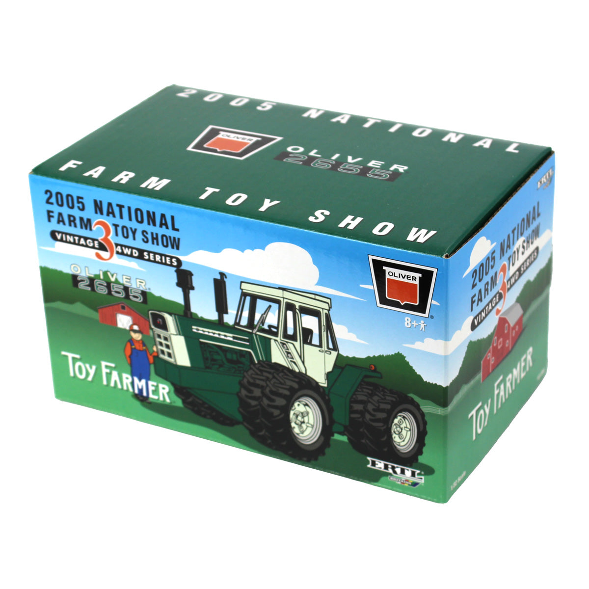 1/32 Oliver 2655 Tractor with 4-Wheel Drive by ERTL, 2005 National