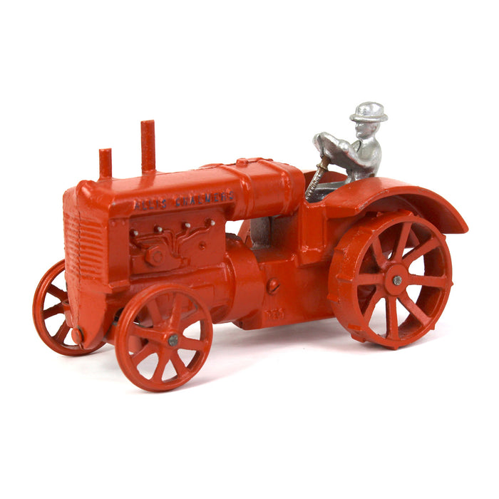 (B&D) Vintage Allis-Chalmers Tractor with Driver, Approximately 1/16 Scale - Missing Box