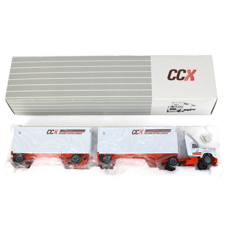 1/53 Ford Semi with Dual Pup Trailers by Tonkin, CCX (Con-Way Central Express)