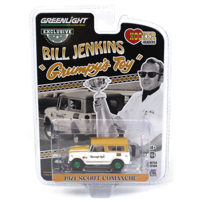 Green Machine ~ 1/64 1971 Scout Comanche, Bill Jenkins "Grumpy's Toy" Hooker Headers, Hobby Exclusive