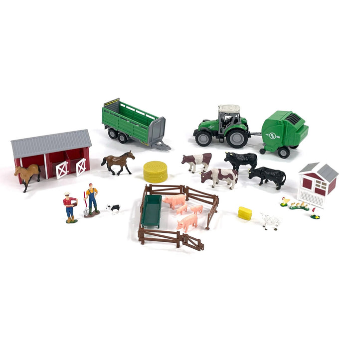 1/32 Big Country Toys 30-Piece Farm Playset