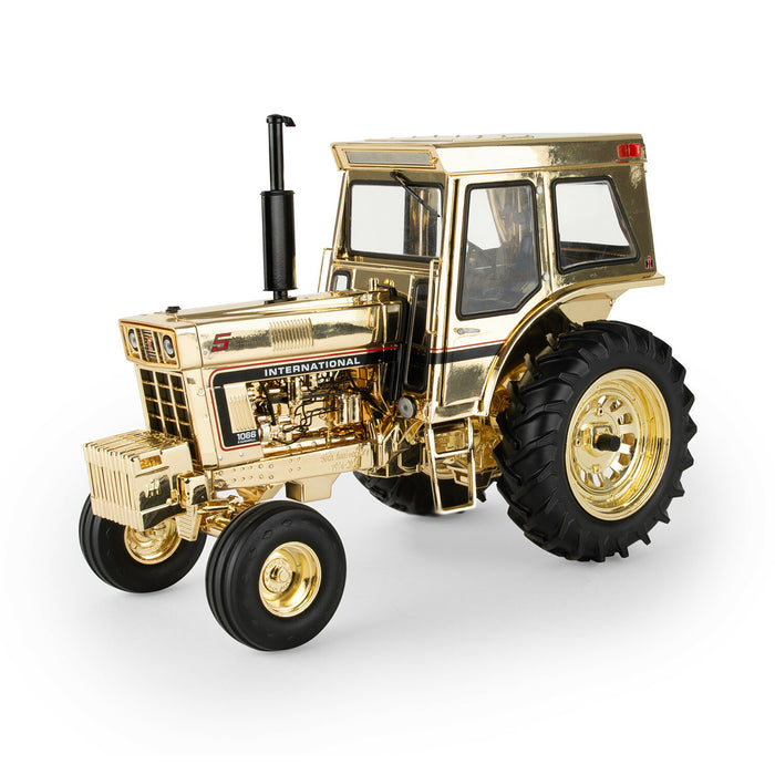 Gold Chrome Chase Unit ~ 1/16 International Harvester 1066 5 Millionth Tractor, 50th Anniversary, ERTL Precision