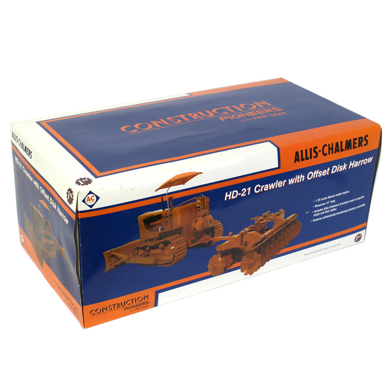 1/25 Limited Edition Allis Chalmers HD-21 Crawler with Blade, Disc & Umbrella by First Gear