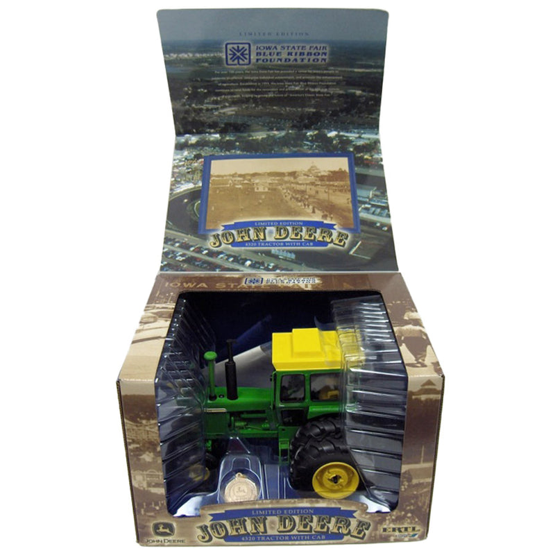 1/16 John Deere 4320 Tractor with Cab by ERTL, 2006 IA State Fair Blue Ribbon Limited Edition