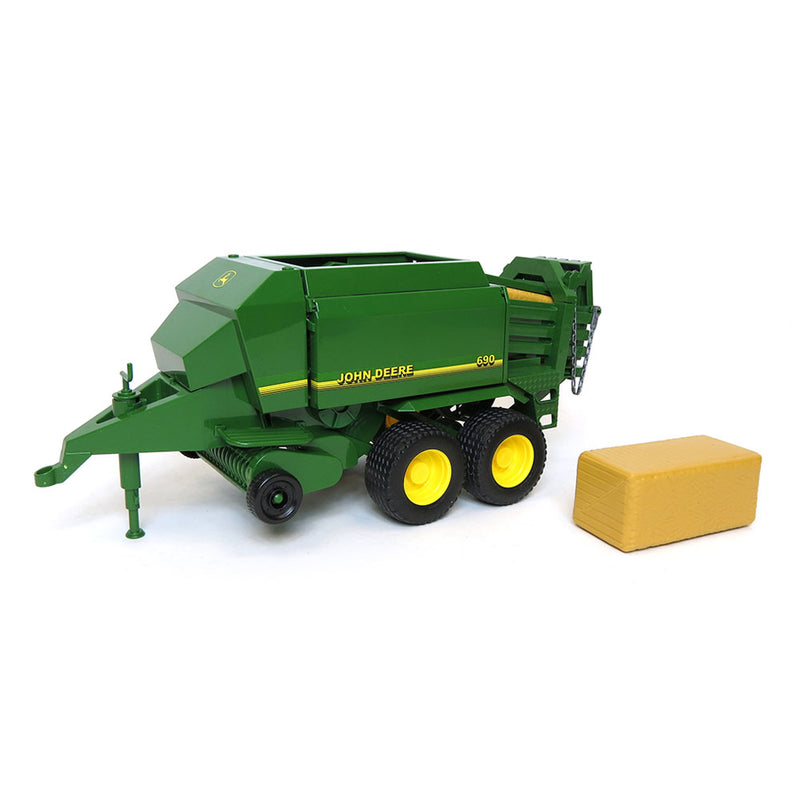 (B&D) 1/16 John Deere 690 Large Square Baler by Bruder - Damaged Box