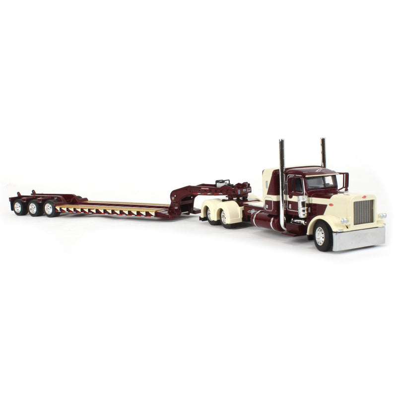 1/64 Peterbilt 389 w/ 36in Sleeper & Fontaine Magnitude Tri-axle Lowboy, R.L. Spartz Trucking, DCP by First Gear