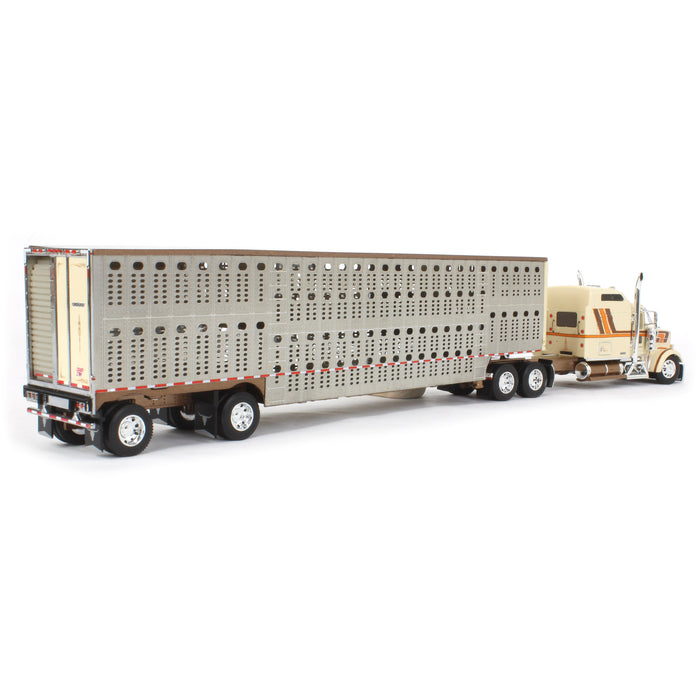 1/64 Kenworth W900L w/ Wilson Silverstar Livestock Trailer, Big Rigs #13: Paradise Trucking, DCP by First Gear