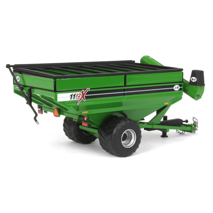 1/64 Green J&M 1112 X-Tended Reach Grain Cart with Singles