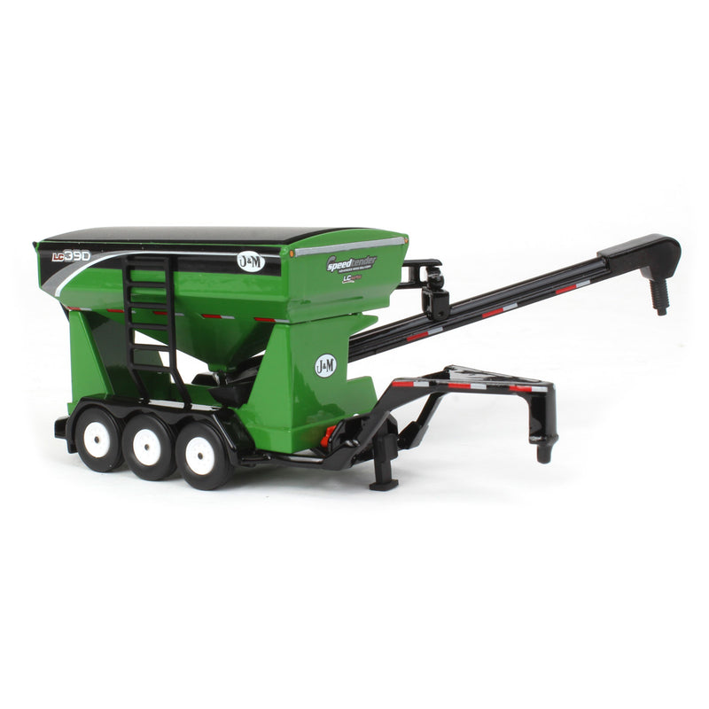 1/64 Green J&M LC390 Tri-axle Gooseneck Bulk Seed Tender by SpecCast