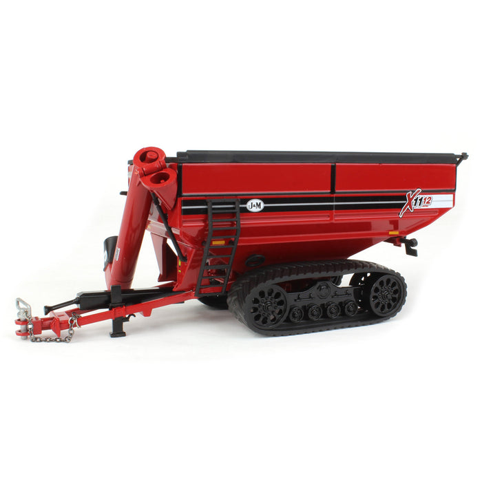 1/64 Red J&M 1112 X-Tended Reach Grain Cart with Tracks