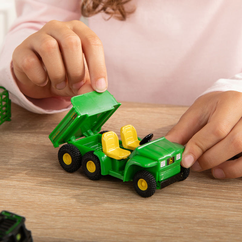 Approx. 1/64 John Deere 20 Piece Farm Set with Tractors, Pickup Trucks & More