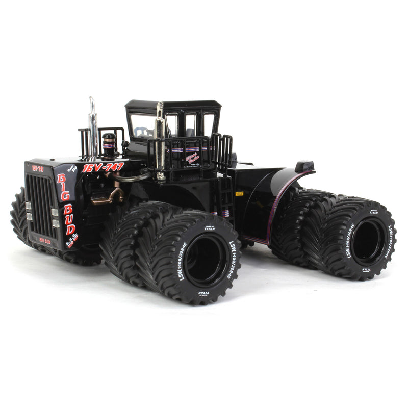 Black Edition ~ 1/64 High Detail Big Bud 16V-747 Silver Series Detroit 1100 HP with Titan Goodyear LSW Tires