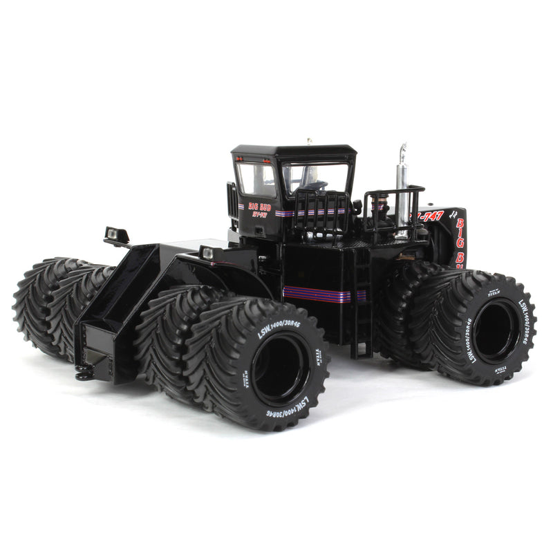 Black Edition ~ 1/64 High Detail Big Bud 16V-747 Silver Series Detroit 1100 HP with Titan Goodyear LSW Tires