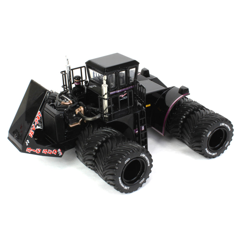 Black Edition ~ 1/64 High Detail Big Bud 16V-747 Silver Series Detroit 1100 HP with Titan Goodyear LSW Tires