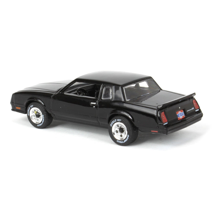 1/64 1985 Chevrolet Monte Carlo SS, Black, Midwest Diecast Greenlight Exclusive