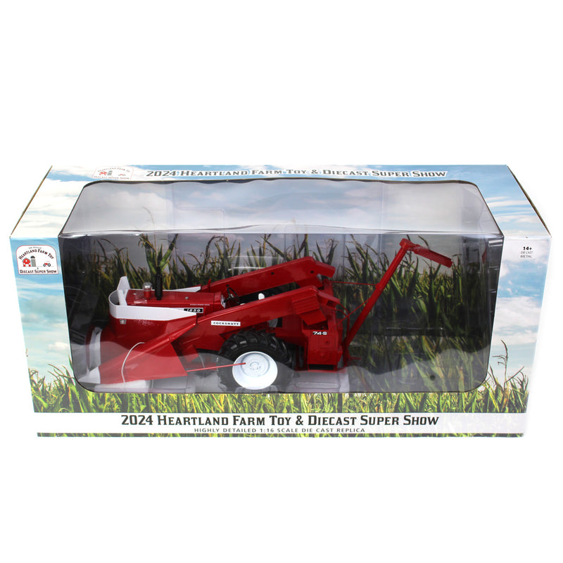 1/16 Cockshutt 1650 Tractor with 2 Row Picker & Sheller by SpecCast, 2024 Heartland Toy Show