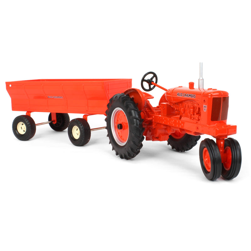 1/16 Allis Chalmers WD-45 Tractor with Flare Box Wagon by ERTL