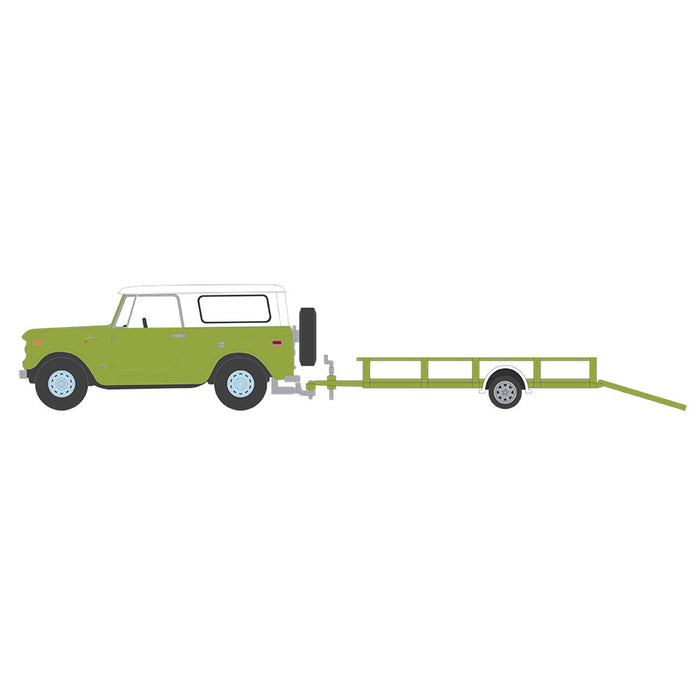 1/64 1970 Harvester Scout with Utility Trailer, Hitch & Tow Series 30