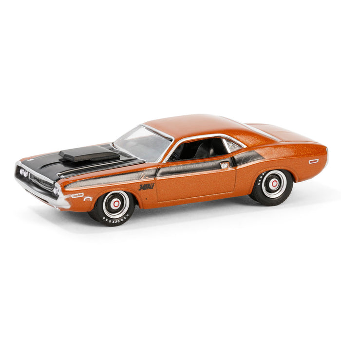 1/64 1970 Dodge Challenger T/A, Burnt Orange Metallic, Barrett-Jackson Series 14