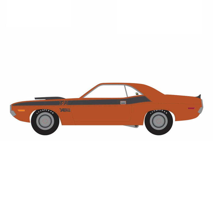 1/64 1970 Dodge Challenger T/A, Burnt Orange Metallic, Barrett-Jackson Series 14