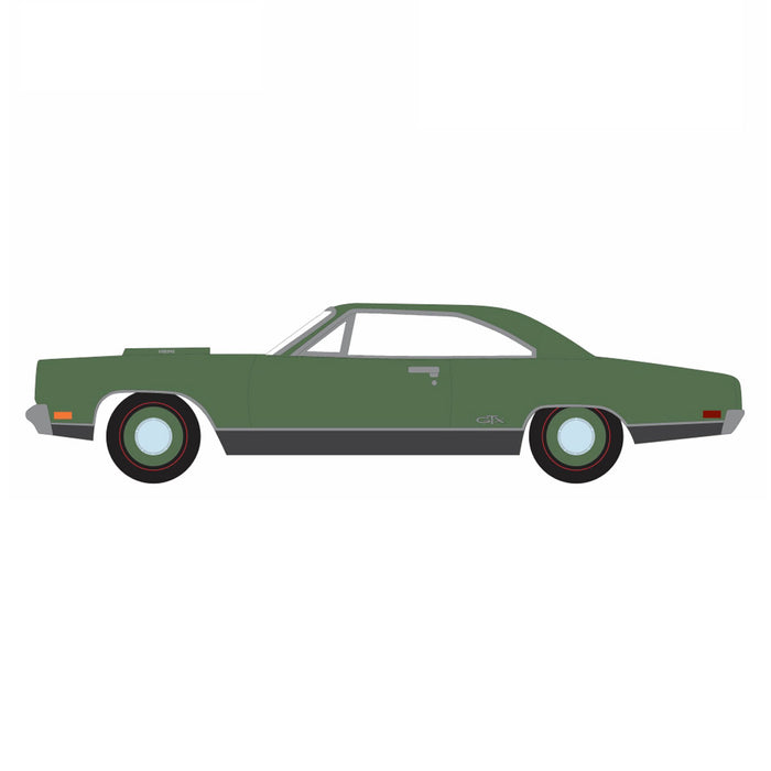 1/64 1969 Plymouth HEMI GTX, F8 Ivy Green Metallic, Barrett-Jackson Series 14
