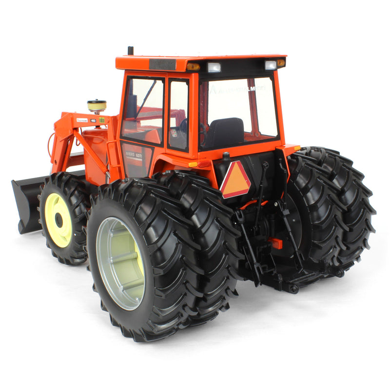 1/16 Allis Chalmers 6070 w/ FWA, Rear Duals, Loader & Cab, 2024 Lafayette Farm Toy Show