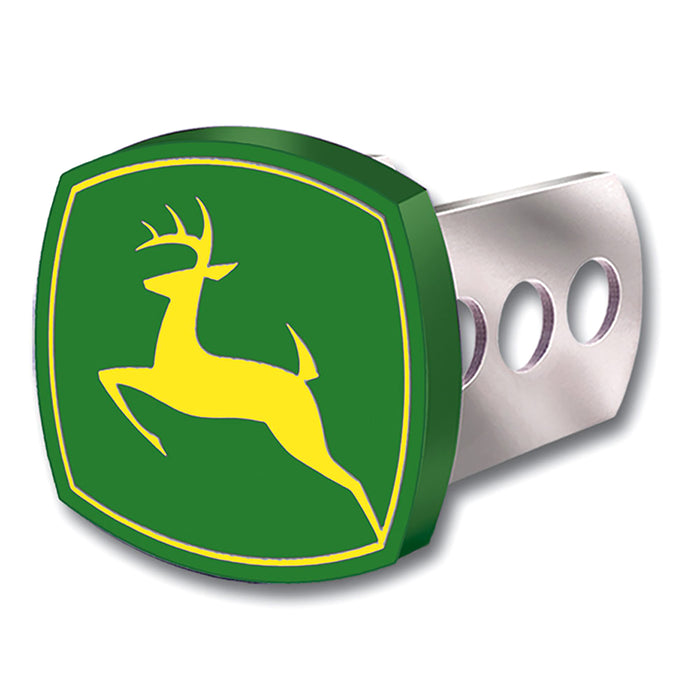 Plasticolor John Deere Logo Metal Hitch Cover