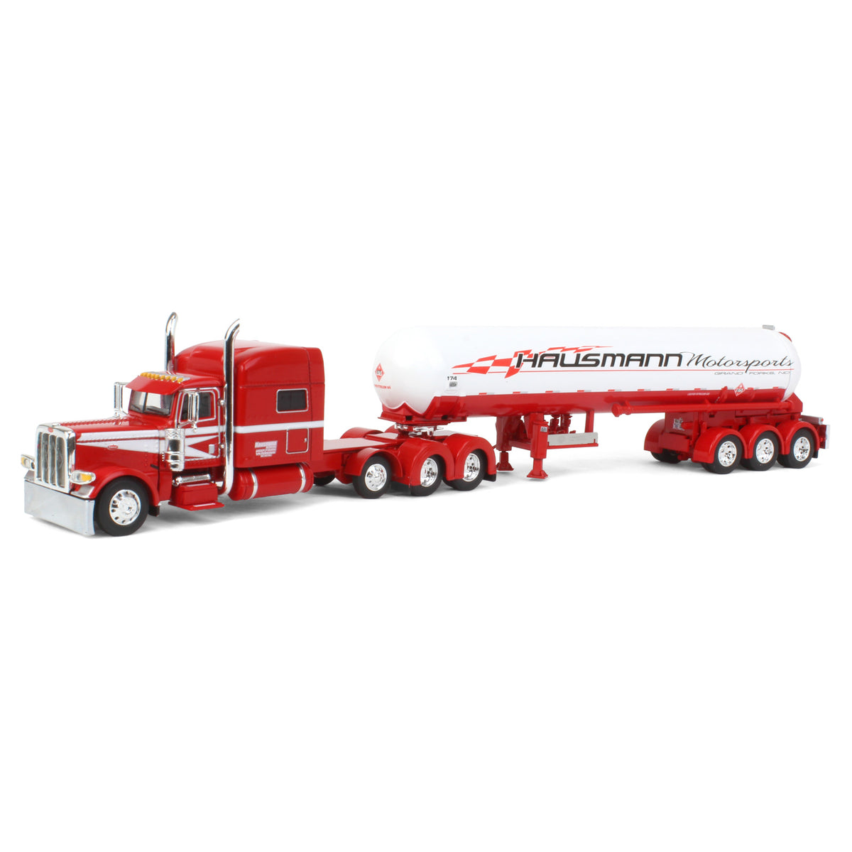 dcp first gear 1/64 Peterbilt 389 Semi Truck with Mississippi LP Tank Trailer, Big Rigs #14: Hausmann Transport, DCP By First Gear