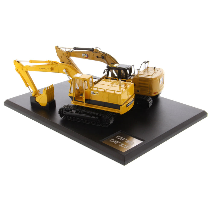 1/50 Caterpillar 225 & 323 Excavator Set, Diecast Masters Evolution Series