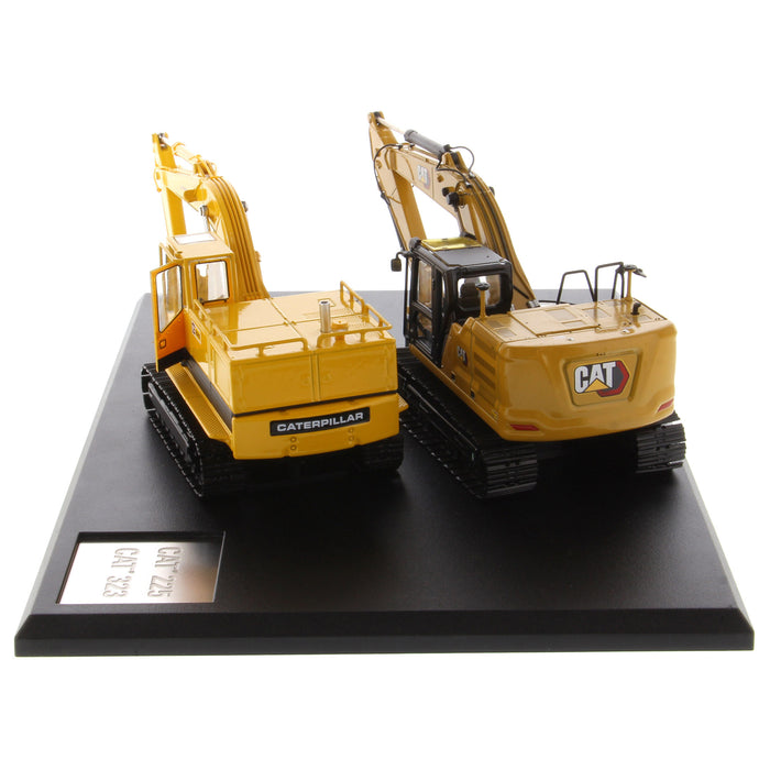 1/50 Caterpillar 225 & 323 Excavator Set, Diecast Masters Evolution Series