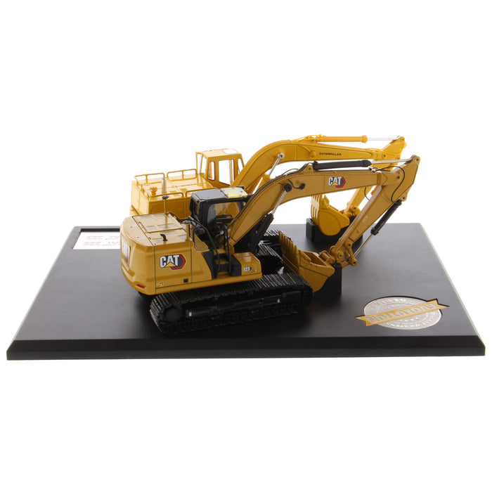 1/50 Caterpillar 225 & 323 Excavator Set, Diecast Masters Evolution Series