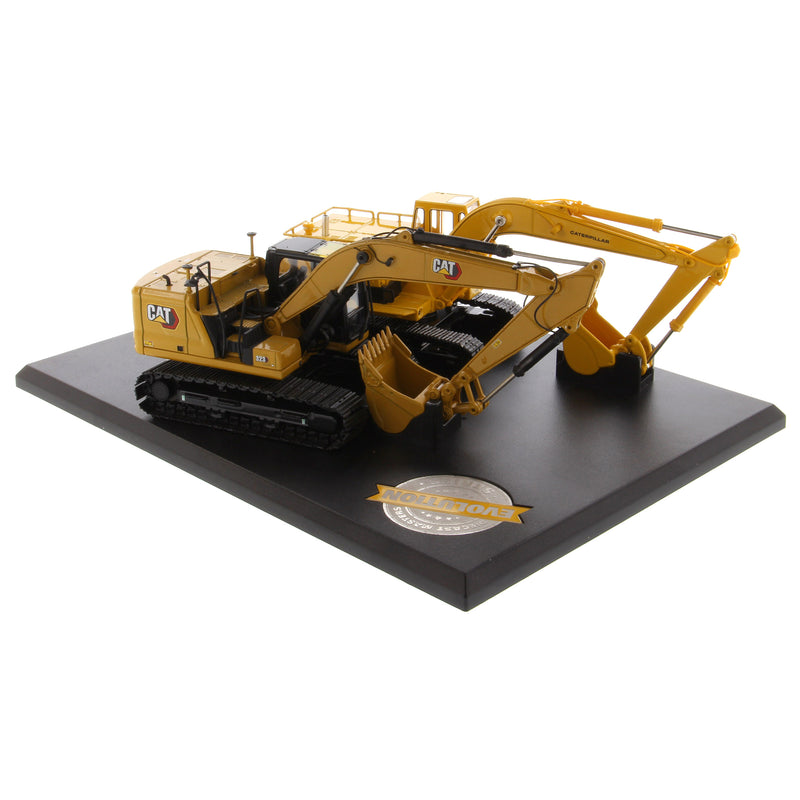 1/50 Caterpillar 225 & 323 Excavator Set, Diecast Masters Evolution Series