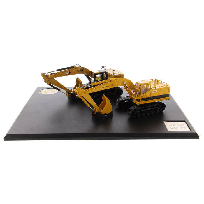 1/50 Caterpillar 225 & 323 Excavator Set, Diecast Masters Evolution Series