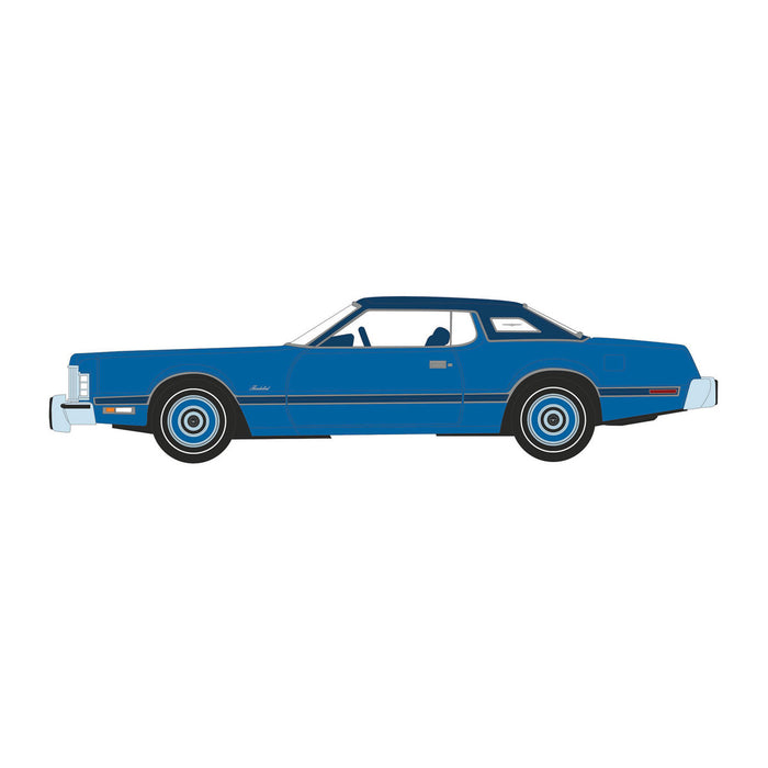 1/64 1974 Ford Thunderbird, Blue Starfire, Showroom Floor Series 6