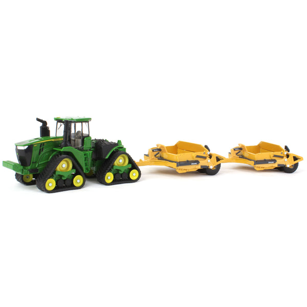 1/64 John Deere 9RX 590 Scraper Special Tractor with (2) 1812DC