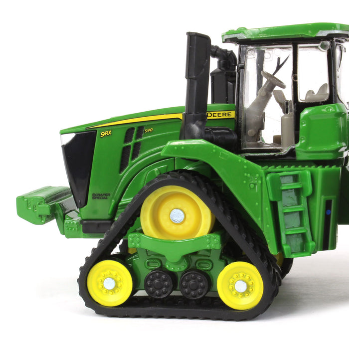 (B&D) 1/64 John Deere 9RX 590 Scraper Special with 1812DC Scrapers - Damaged Box